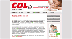 Desktop Screenshot of cdl-online.de